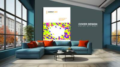 modern business brochure leaflet flyer Wall mural