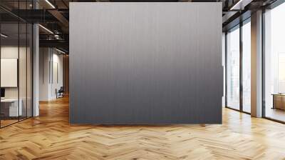 blank polished and brushed metal textures for background Wall mural