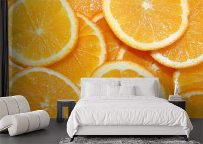 orange fruit background Wall mural