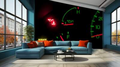 Service Engine oil pressure Wall mural