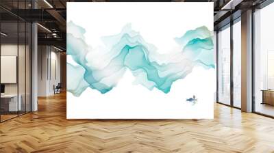 Ink landscape decoration illustration abstract line poster background Wall mural