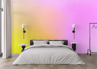 abstract sunlight effect gradient pink and yellow colourful luxury elegant positive energy business success concept  summer fashion trendy colours palette  background Wall mural