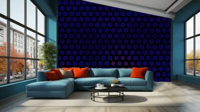 Dark Blue, Red vector texture with religion symbols. Wall mural