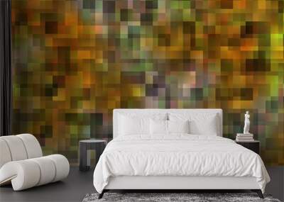 Light Orange vector background with rectangles. Wall mural