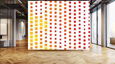 Light Orange vector texture in rectangular style. New abstract illustration with rectangular shapes. Modern template for your landing page. Wall mural