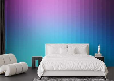 Light Pink, Blue vector background with rectangles. Wall mural