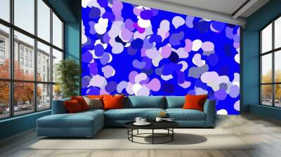 Light purple vector backdrop with chaotic shapes. Wall mural