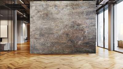 Background with aged wood texture Wall mural