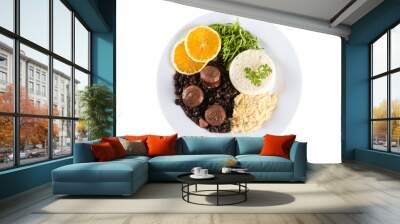 Feijoada. Brazilian traditional food dish Wall mural