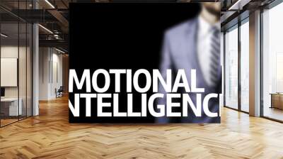 emotional intelligence written on a board Wall mural