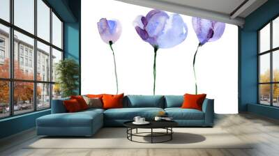 Watercolor floral background Wall mural