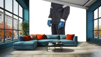 worker wearing safety protective gear Wall mural