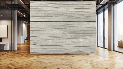 Oak wood texture grey Wall mural