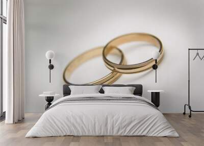 Wedding rings Wall mural