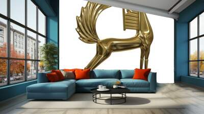 Horse Sculpture Of The God Ra. 3d illustration Wall mural