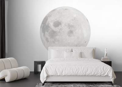 The full moon that lights up in the night. Wall mural