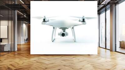 Drone isolated on a white background  Wall mural