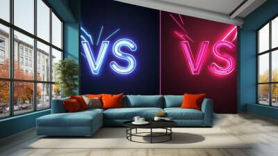 Versus vs background Wall mural