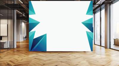 modern background geometric art colorful Wall mural