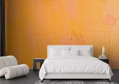 Abstract orange and peach background with texture Wall mural