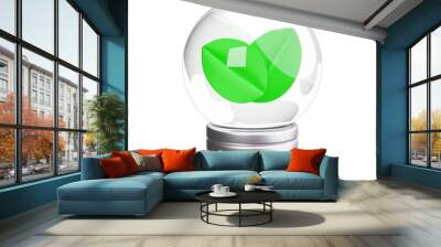 green power 3d render icon Wall mural