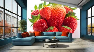 Strawberry of healthy nutrition and agriculture Wall mural