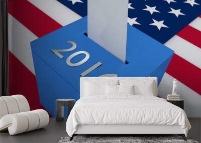 2016 presidential elections concept Wall mural