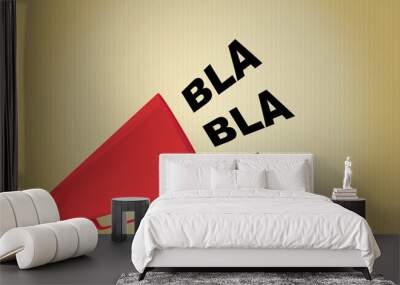 BLA BLA … concept Wall mural