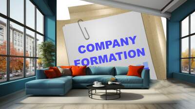 Company Formation concept Wall mural