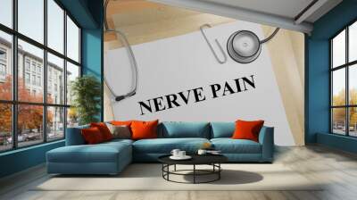 nerve pain concept Wall mural