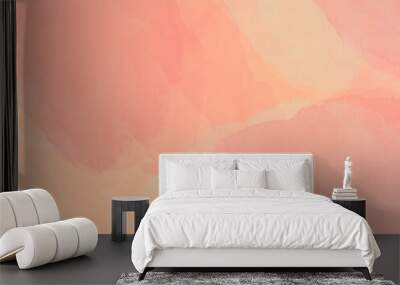 Abstract watercolor background design illustration. 2 colors Wall mural