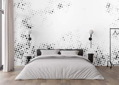 Modern clean Halftone Background, backdrop, texture, pattern or overlay. Vector illustration Wall mural