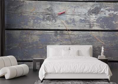 old wood background Wall mural