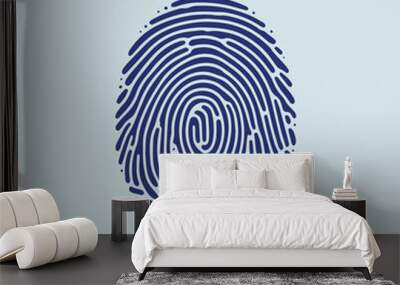 fingerprint free pro vector finger Wall mural