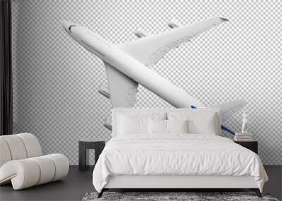 Model plane,airplane mock up.clipping path Wall mural