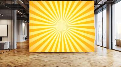 Beautiful abstract starburst background (NO TRANSPARENCY) Wall mural