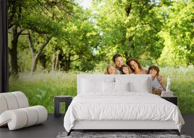 happy family Wall mural