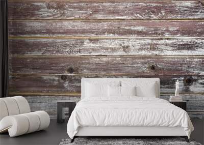 Wooden boards with texture as clear background Wall mural