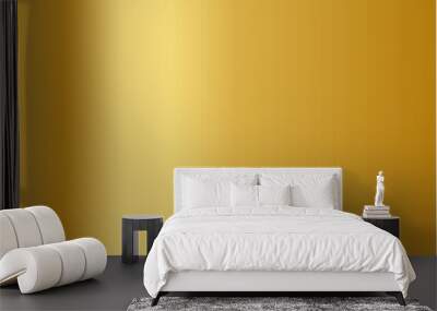 Vector gold gradient color background with shiny and smooth texture for metallic graphic design element  Wall mural