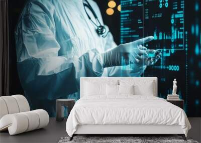 A concept relating to innovative medical information technology. Wall mural