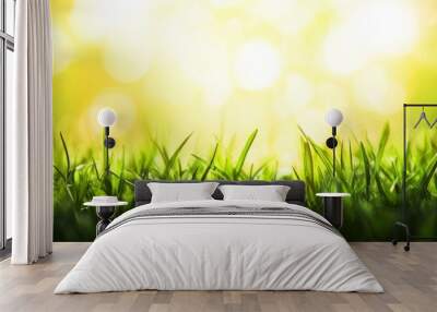 A spring or summer abstract background with fresh colors Wall mural