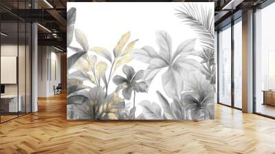 With golden metallic home decor wall art of palm tree and summer background, it will add a touch of luxury to any home. Wall mural