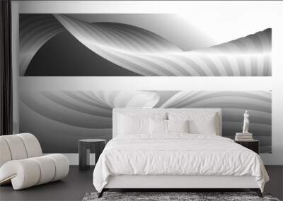 set of business cards Wall mural