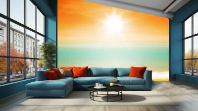 Sea sunset Wall mural