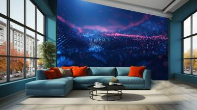 abstract background Modern digital and Futuristic Wall mural