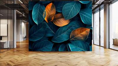 close up of a leaf Wall mural