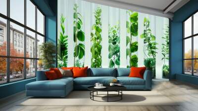 green bamboo forest Wall mural