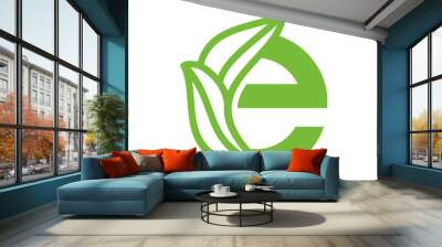 Design Concepts leaf E Logo Wall mural