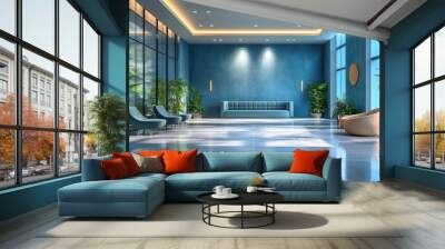 Modern Lobby Interior Design Wall mural