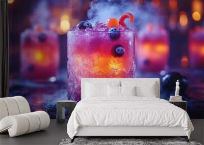 Spooky Halloween Cocktail Wall mural